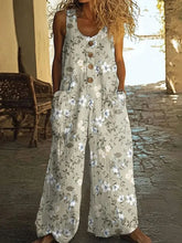 Load image into Gallery viewer, Jumpsuits Para Mujer Elegantes Women's Casual Sleeveless Loose Pocket Overalls Women's Long Jumpsuit Jumsuite Mujer Kombinezony

