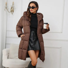 Load image into Gallery viewer, Winter Jacket with Hood Thickened Padded Down Coat
