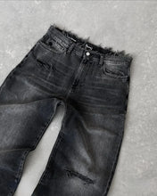 Load image into Gallery viewer, Men Ripped Holes Washed Denim Distressed Jeans
