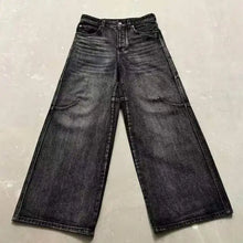 Load image into Gallery viewer, American Retro Washed Embroidered Jeans

