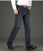 Load image into Gallery viewer, Men's  Casual Straight Stretch Jeans
