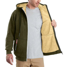 Load image into Gallery viewer, Men's Camouflage Fleece Thicken Hooded Jackets
