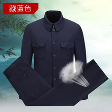 Load image into Gallery viewer, Mao Chinese Tunic  Traditional  Jacket Pants Set
