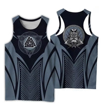 Load image into Gallery viewer, Nordic Viking Mythology Themed Men's Sleeveless Vest 3D Printed Men's Top Streetwear Retro Vest Tank Top Men Mens Clothing

