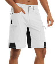 Cargar imagen en el visor de la galería, Pantalones cortos TACVASEN de verano para hombre, de secado rápido, hasta la rodilla, para senderismo, pesca, running, ligeros y con múltiples bolsillos.
