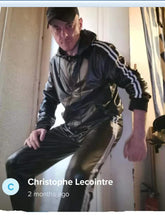 Load image into Gallery viewer, Men's PU Leather Casual Jogging Suit
