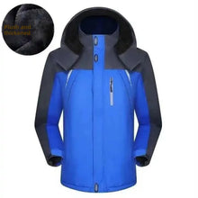 Cargar imagen en el visor de la galería, Chaqueta reflectante de algodón grueso con forro polar para hombre, chaqueta de invierno para exteriores, cálida, para escalada, informal
