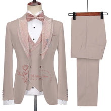 Load image into Gallery viewer, 3-Piece Jacket Vest Pants Suit
