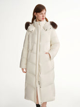 Load image into Gallery viewer, DUSHU Puff Down Jacket Long and Short Styles of Goose Down Jacket Women Fox Fur Collar 2025 Winter Outerwear Simple Commuting
