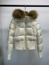 Load image into Gallery viewer, Women's Stylish and Sophisticated, Featuring Detachable Sleeves and a Large Fur Collar. Jacket
