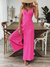 Load image into Gallery viewer, 2025 Simple Style Jumpsuit Jumpsuits For Woman  Wide Leg Women's Clothing Casual Sleeveless Sling Solid Color Holiday Vacation
