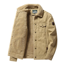 Load image into Gallery viewer, Men Winter Coats Wool Liner Thicker Warm Winter Jackets Good Quality Men Cotton Casual Jackets Outerwear Winter Coats Size 6XL
