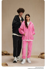 Lade das Bild in den Galerie-Viewer, ZODF  Retro  Men Spray-Dyed Zipper Hoodies Unisex
