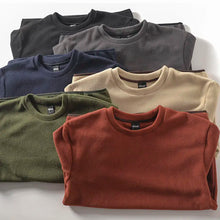 Load image into Gallery viewer, Men's Casual Versatile Pullover Top Self Heating Zipper Pocket Sweatshirt
