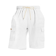 Load image into Gallery viewer, American Men's Heavy Loose Four Seasons Hip Hop Casual Sports Running Corduroy Tooling Shorts
