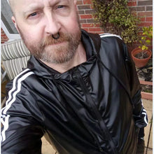 Load image into Gallery viewer, Men's PU Leather Casual Jogging Suit
