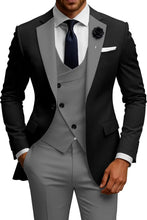 Load image into Gallery viewer, Mens  Slim Fit Double Breasted  Suit
