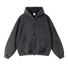 画像をギャラリービューアに読み込む, Men Batik Washed Zipper Hoodied And Sweatpants Set
