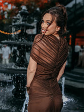 Load image into Gallery viewer, Mozision Hollow Out Short Sleeve Sexy Maxi Dress
