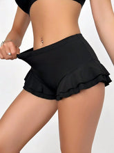 Load image into Gallery viewer, Women High Waist Ruffle Layered Shorts
