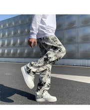 Load image into Gallery viewer, Mens Loose  Wide-leg Jean Pants
