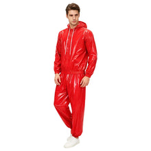 Load image into Gallery viewer, Mens Hooded Windbreaker Jogging Track Suit
