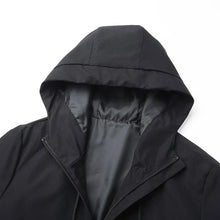 Load image into Gallery viewer, Men Hiking Jacket Spring Autumn Streetwear Fashion Hooded Jacket Casual Zip Up Loose Coat Outdoor Jogging Activewear Windbreaker
