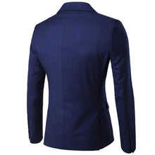 Load image into Gallery viewer, Men Blazers 3 Pieces Slim Fit Turn down Collar Vest Pants Jackets Suit
