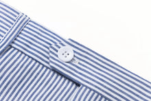 Load image into Gallery viewer, Men's Seersucker Striped 2 Piece Slim Fit Pinstripe Suit
