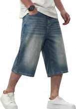 Load image into Gallery viewer, 2026 Summer Men's New Versatile Denim Shorts Personalized Trend Straight American Five-point Pants
