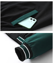 Load image into Gallery viewer, Autumn Winter Fleece Jacket Men 10XL Plus Size Varsity Jacket Fashion Sleeve Patchwork Coat Male Warm Jackets Big Size 10XL
