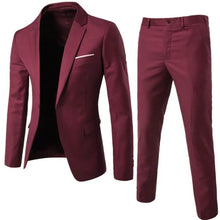 Load image into Gallery viewer, Men Pants Formal 2pcs s  Formal Suit
