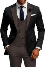 Load image into Gallery viewer, Mens  Slim Fit Double Breasted  Suit
