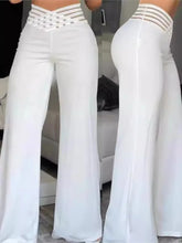 Lade das Bild in den Galerie-Viewer, Elegant High Waist Wide Leg Pants
