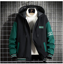 Load image into Gallery viewer, Autumn Winter Fleece Jacket Men 10XL Plus Size Varsity Jacket Fashion Sleeve Patchwork Coat Male Warm Jackets Big Size 10XL
