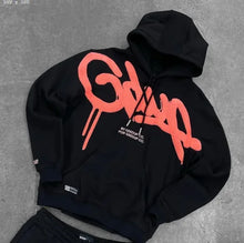 画像をギャラリービューアに読み込む, Y2K  Gothic Letter Print Zip-Up Hoodie
