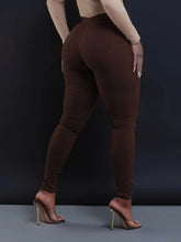 Cargar imagen en el visor de la galería, Women's Casual High-Waisted Denim Skinny Jeans
