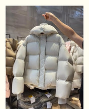 Load image into Gallery viewer, Women  Puffer Casual Loose Hooded Parkas Jacket
