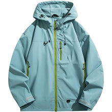 Load image into Gallery viewer, Men's Outdoor Jacket Waterproof Windbreaker Sports Climbing Trekking Multiple Pockets Skiing Softshell Zipper Hooded Jackets
