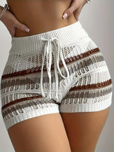Load image into Gallery viewer, Fashion Elegant Striped Knit Shorts
