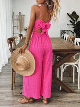 Load image into Gallery viewer, 2025 Simple Style Jumpsuit Jumpsuits For Woman  Wide Leg Women's Clothing Casual Sleeveless Sling Solid Color Holiday Vacation
