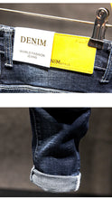 Load image into Gallery viewer, Ripped Jeans Men Slim-fit Denim Pants
