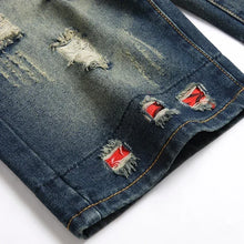Load image into Gallery viewer, New Summer Vintage Washed  Denim Ripped  Shorts
