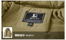 Load image into Gallery viewer, Winter Coat Men Windbreakers Waterproof Jackets Hoodies Male Outerwear Multi-pocket Motorcycle Cargo Coats Parkas Men Clothing
