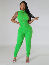 Load image into Gallery viewer, Sleeveless Zip Up Chic and Elegant Woman Jumpsuit
