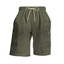 Load image into Gallery viewer, American Men's Heavy Loose Four Seasons Hip Hop Casual Sports Running Corduroy Tooling Shorts
