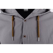 Load image into Gallery viewer, Men's Hooded Long Sleeve  Solid Color Shirts
