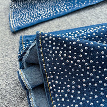 Cargar imagen en el visor de la galería, Conjunto de pantalón vaquero sexy de manga corta
