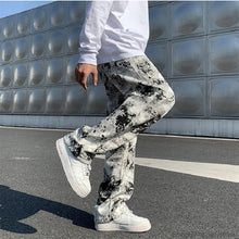 Load image into Gallery viewer, Mens Loose  Wide-leg Jean Pants
