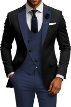 Load image into Gallery viewer, Mens  Slim Fit Double Breasted  Suit
